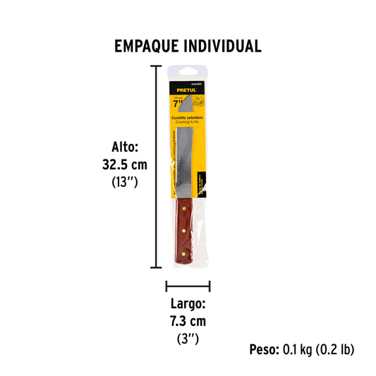 CUCHILLO CEBOLLERO 7 PRETUL 23077