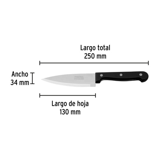 CUCHILLO CHEF 5 MANGO PLÁSTICO 23088