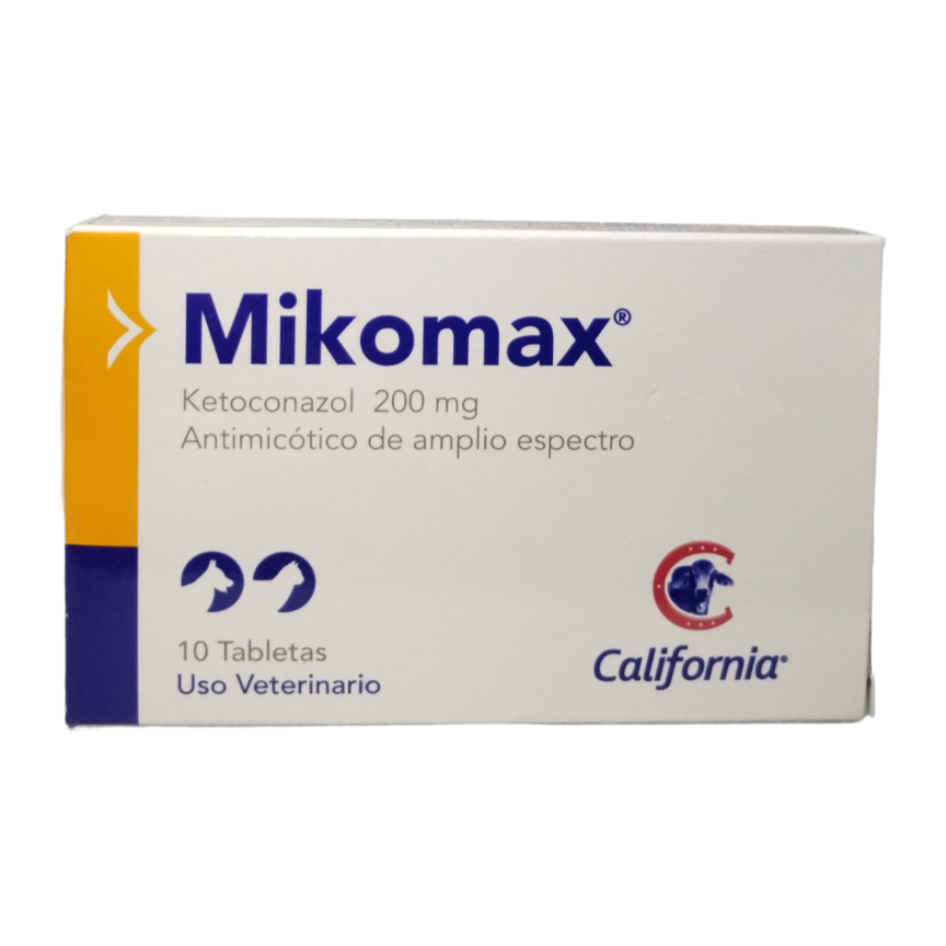 MIKOMAX 200MG X 10 TABLETAS (KETOCONAZOL) – AGROTODO