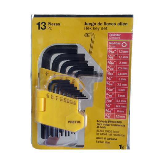 JUEGO 13 LLAVES BRISTOL 21856