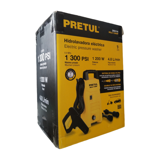 HIDROLAVADORA ELECTRICA 1300 PSI 26014
