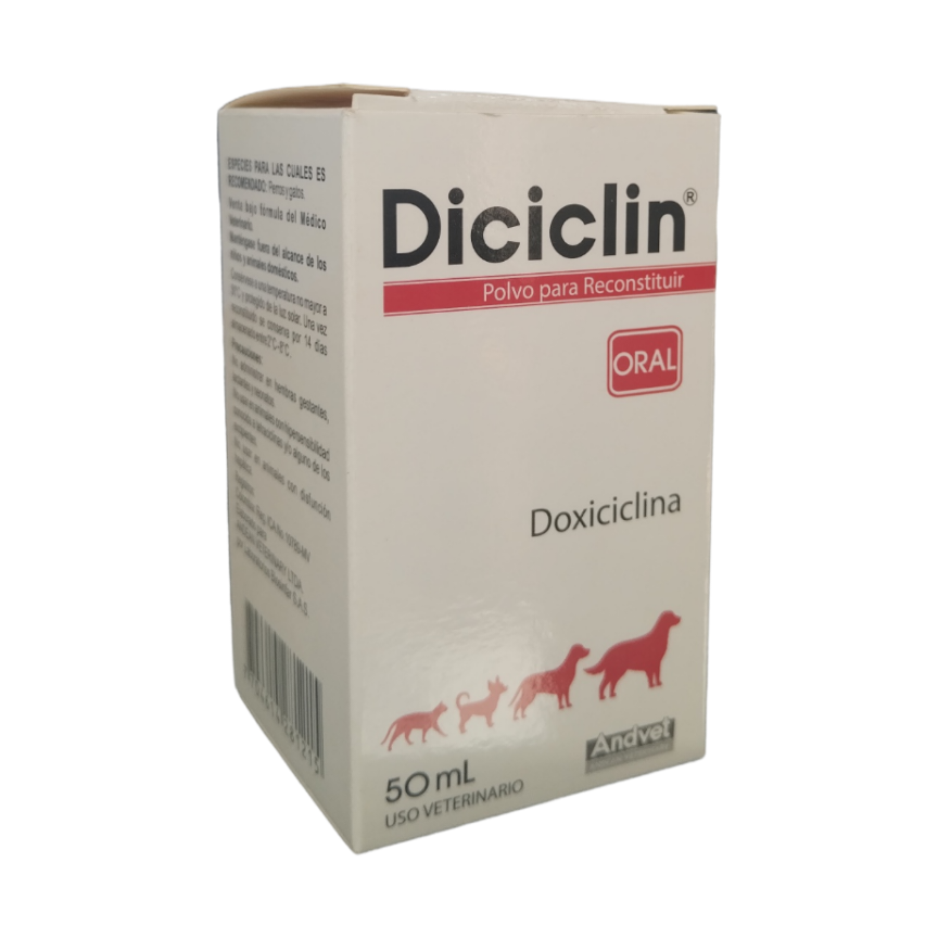 DICICLIN ORAL 50 ML (DOXICICLINA)