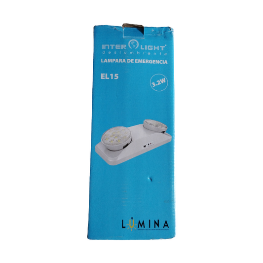 LAMPARA EMERGENCIA 6W 60LED 6500K INTER LIGHT