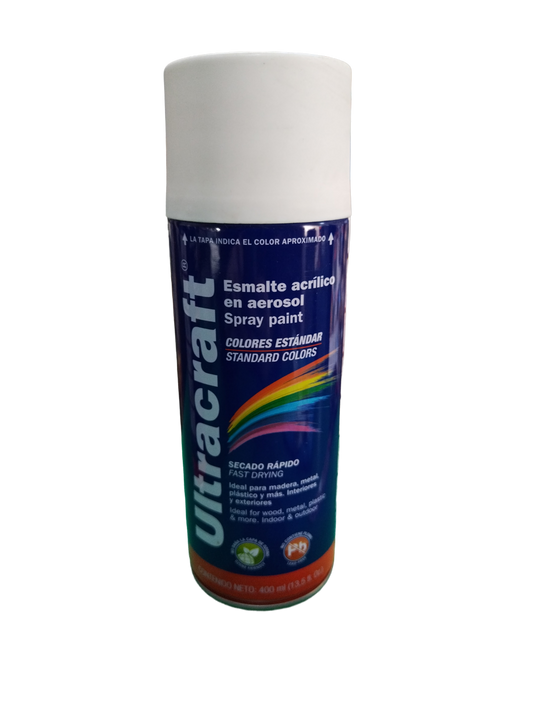 ULTRACRAFT 40038 MATTWEISSE AEROSOLFARBE