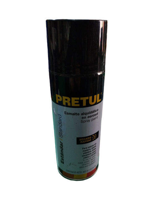 PRETUL MATTSCHWARZE AEROSOLFARBE 27172