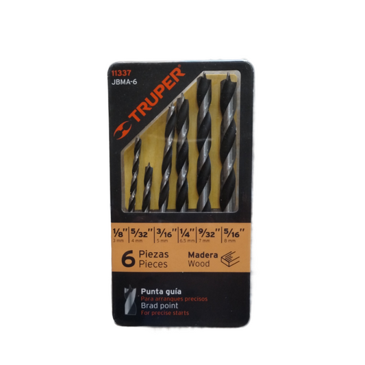 JUEGO DE BROCAS PARA MADERA 11337