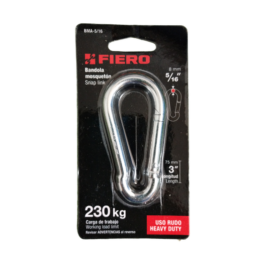 BIRNEN-KARABINERHAKEN 5/16 44039