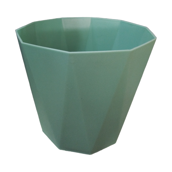 MACETA DUBAI #14 VERDE MENTA