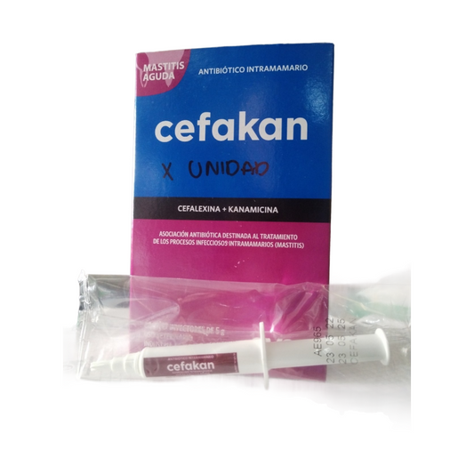 CEFAKAN JERINGA  5 GR (MASTITIS ) X UNIDAD