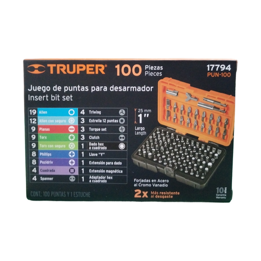 JUEGO 100 PUNTAS MIXTAS 17794