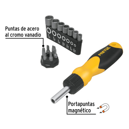 DESTORNILLADOR TIPO RATCHET PRETUL 22974