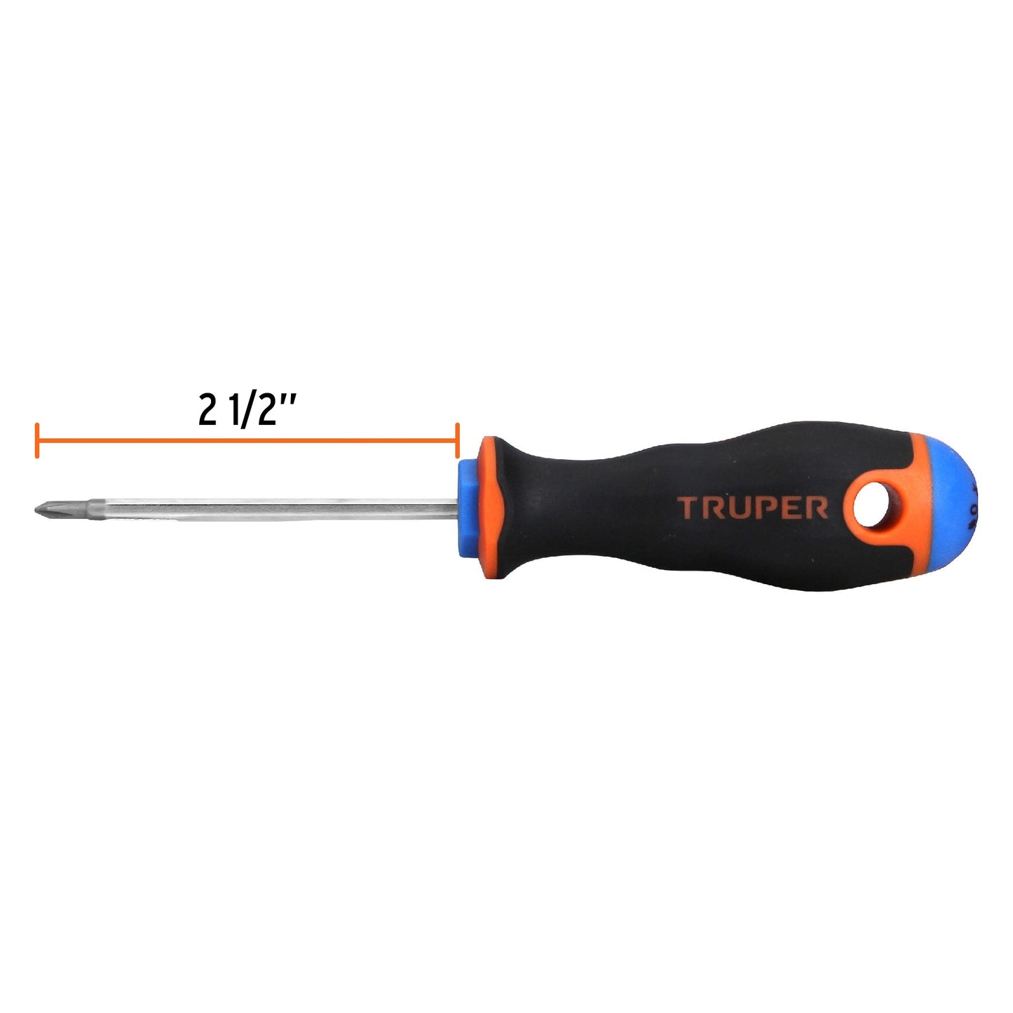 DESTORNILLADOR PUNTA PHILLIPS 1/8" x 2-1/2" MANGO COMFORT GRIP TRUPER 18547