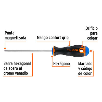 DESTORNILLADOR PUNTA PHILLIPS 1/8" X 4" 14055