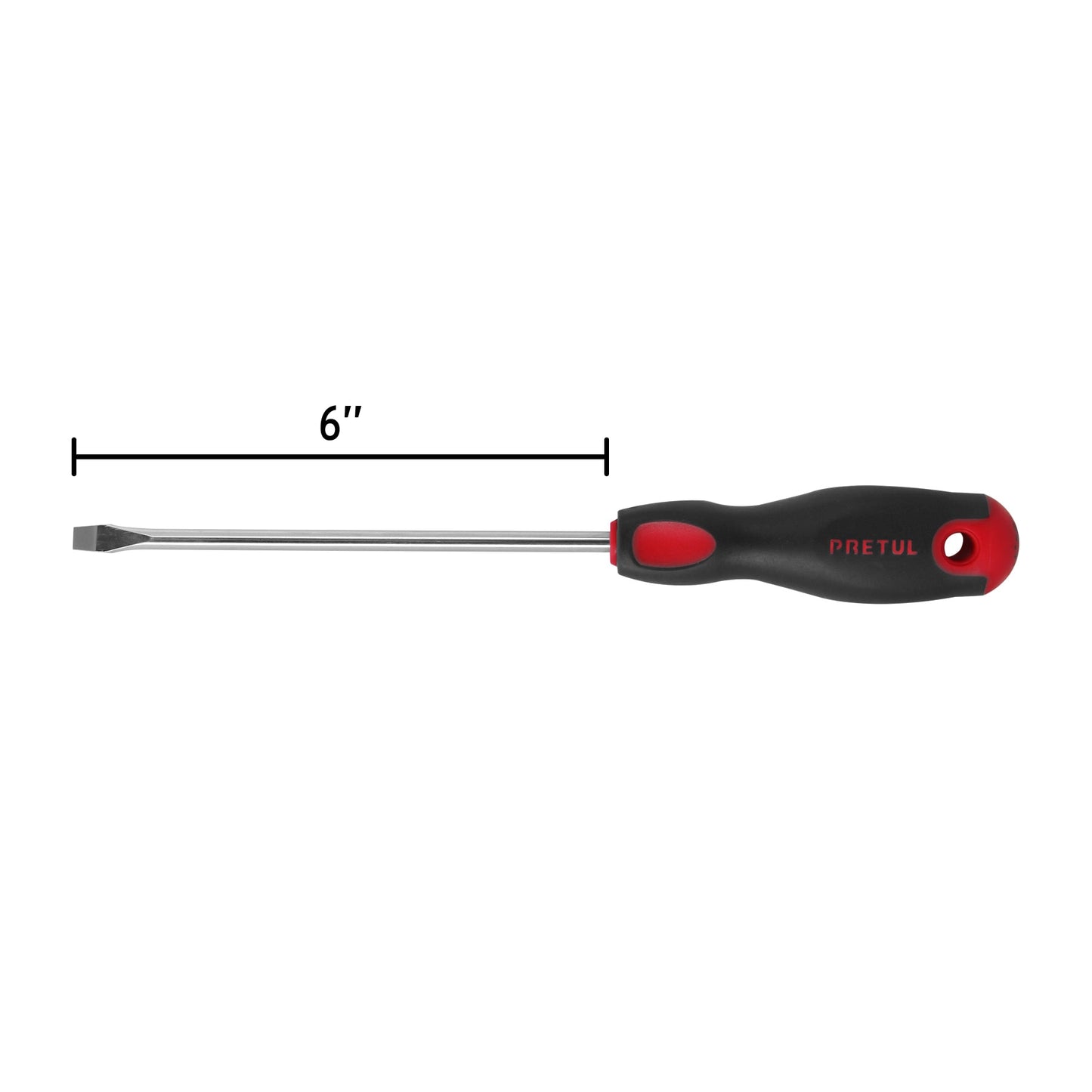 DESTORNILLADOR PUNTA PALA 1/4" x 6" mango COMFORT GRIP 21484