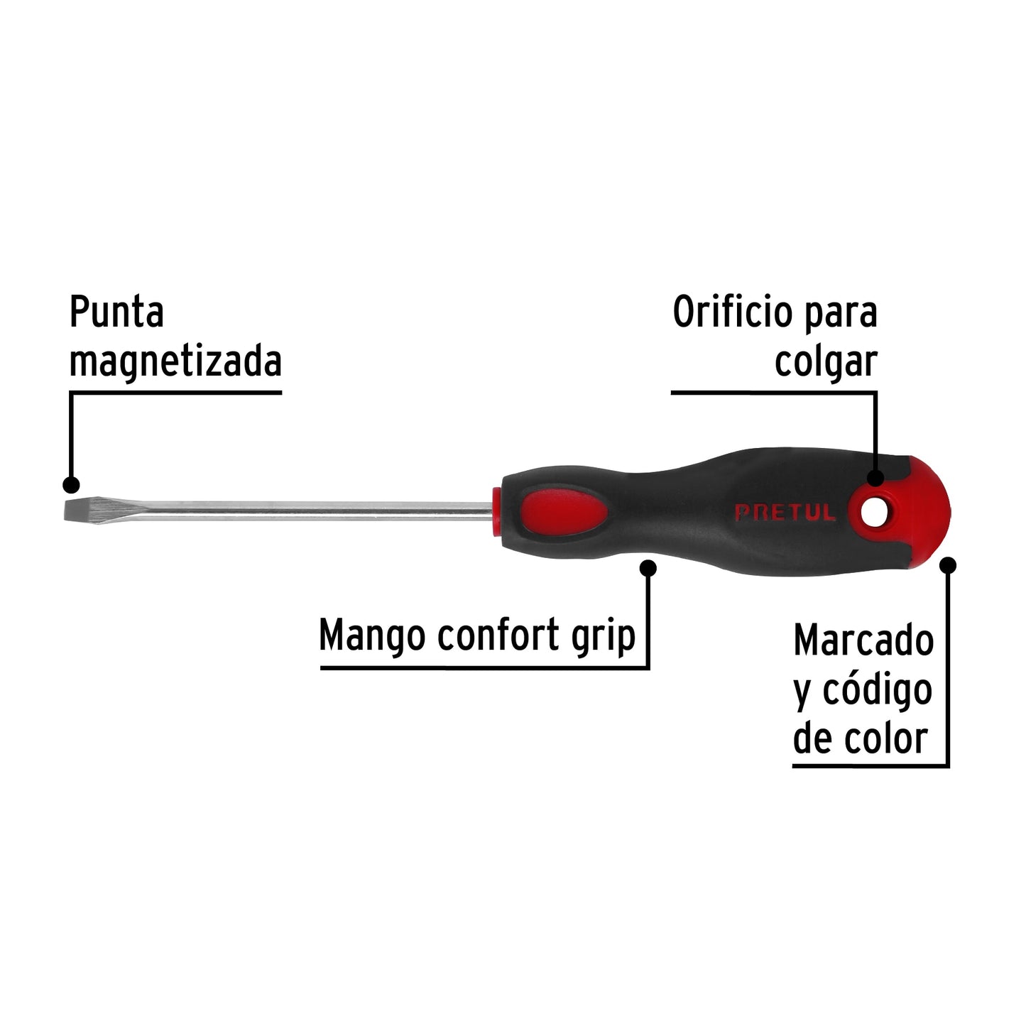 DESTORNILLADOR PUNTA PALA 21480