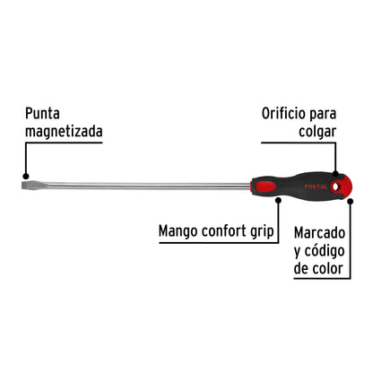 DESTONILLADOR PUNTA PALA 3/8" x12" mango COMFORT GRIP 28081