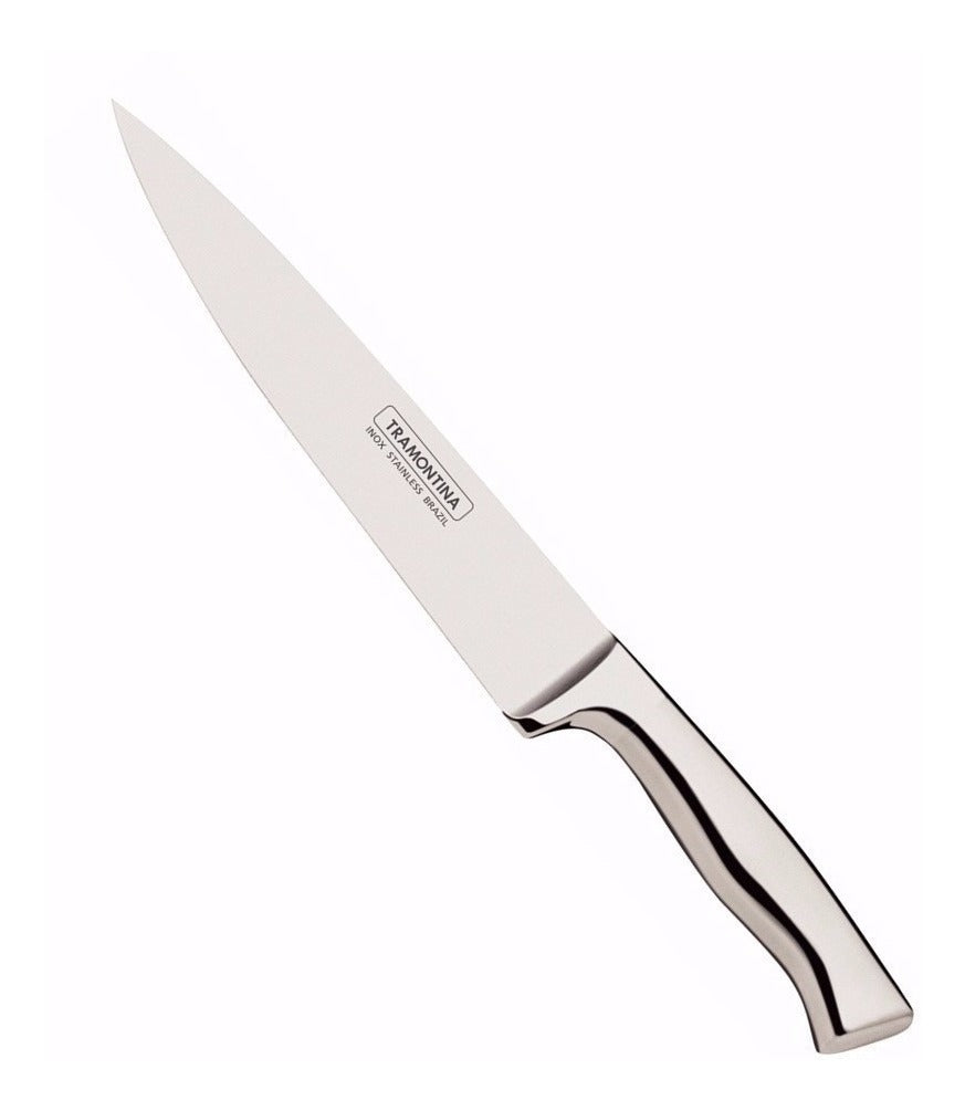 CUCHILLO CHEF TRAMONTINA DE ACERO INOXIDABLE FORJADO 33 CMS