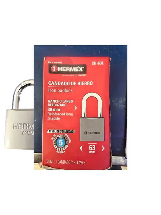 Candado de Hierro 43801 HERMEX