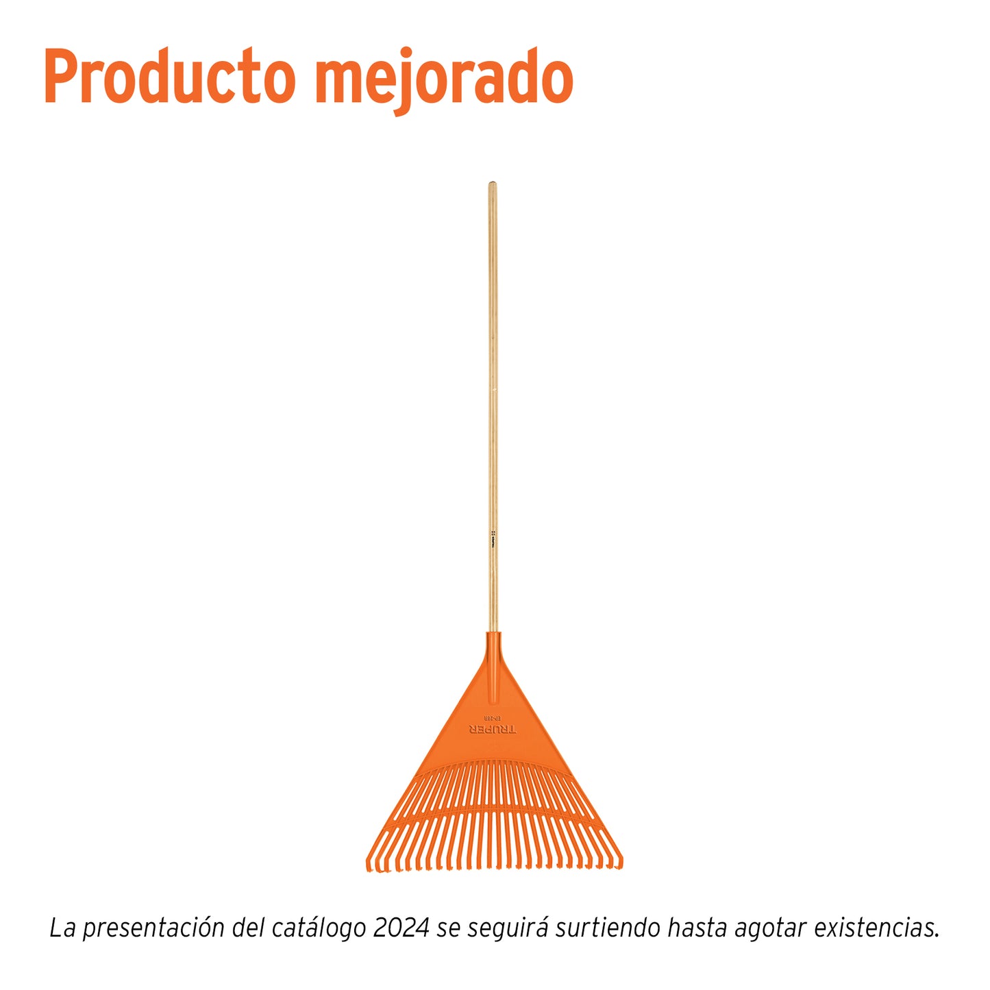 ESCOBA PLASTICA 26 DIENTES RIGIDA 19788