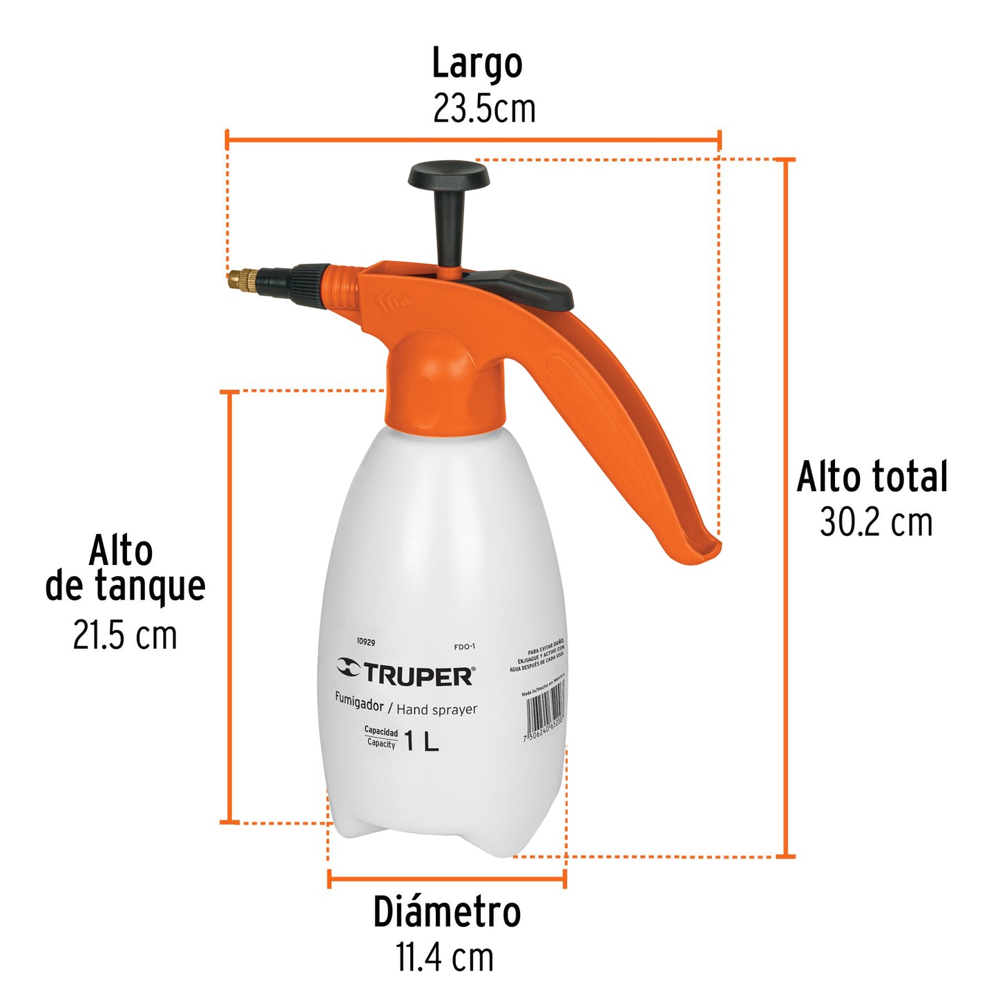 FUMIGADORA 1 LT TRUPPER 10929