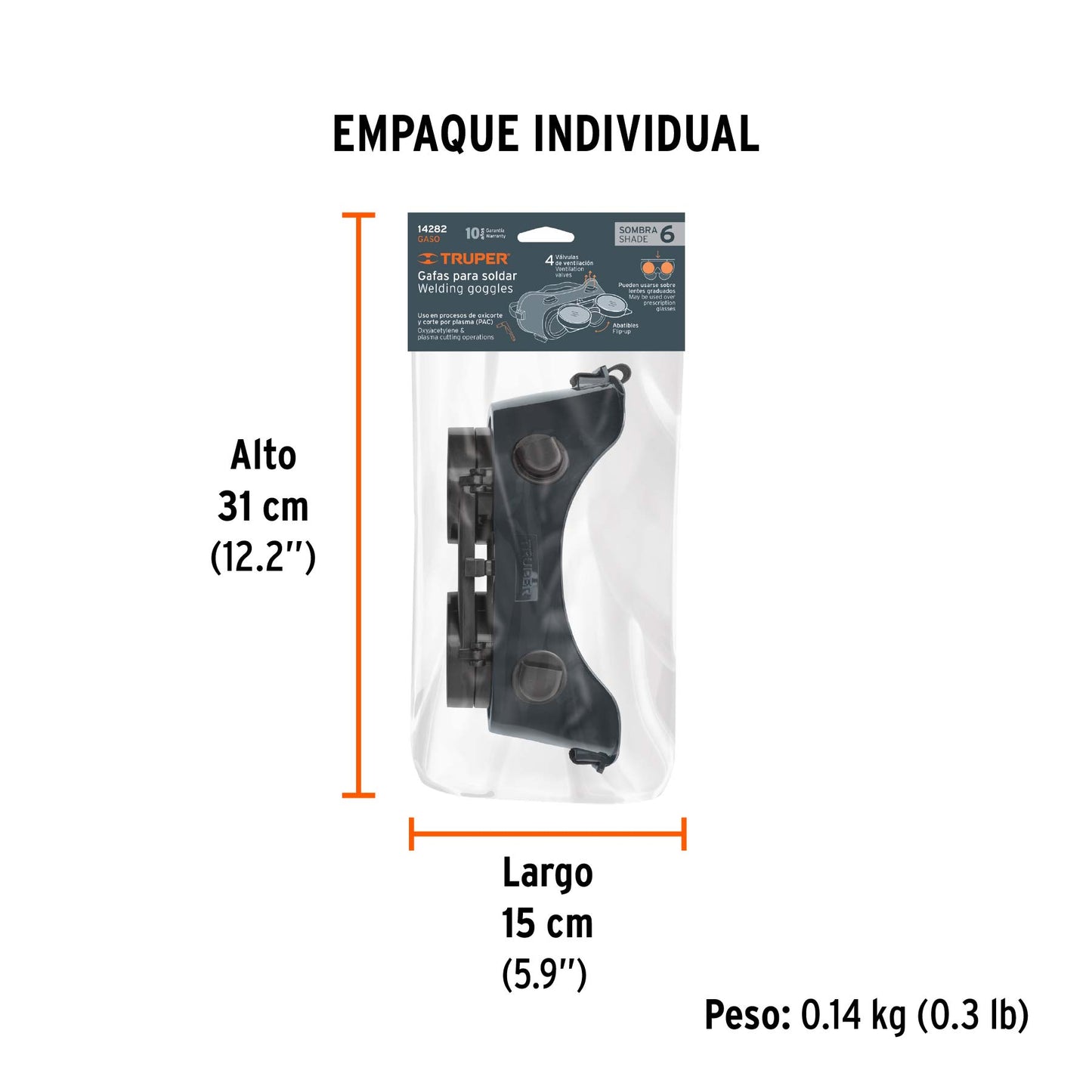GAFAS SOLDADURA SOLDAR  14282