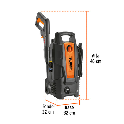 HIDROLAVADORA ELECTRICA 1500 PSI TRUPER 101593