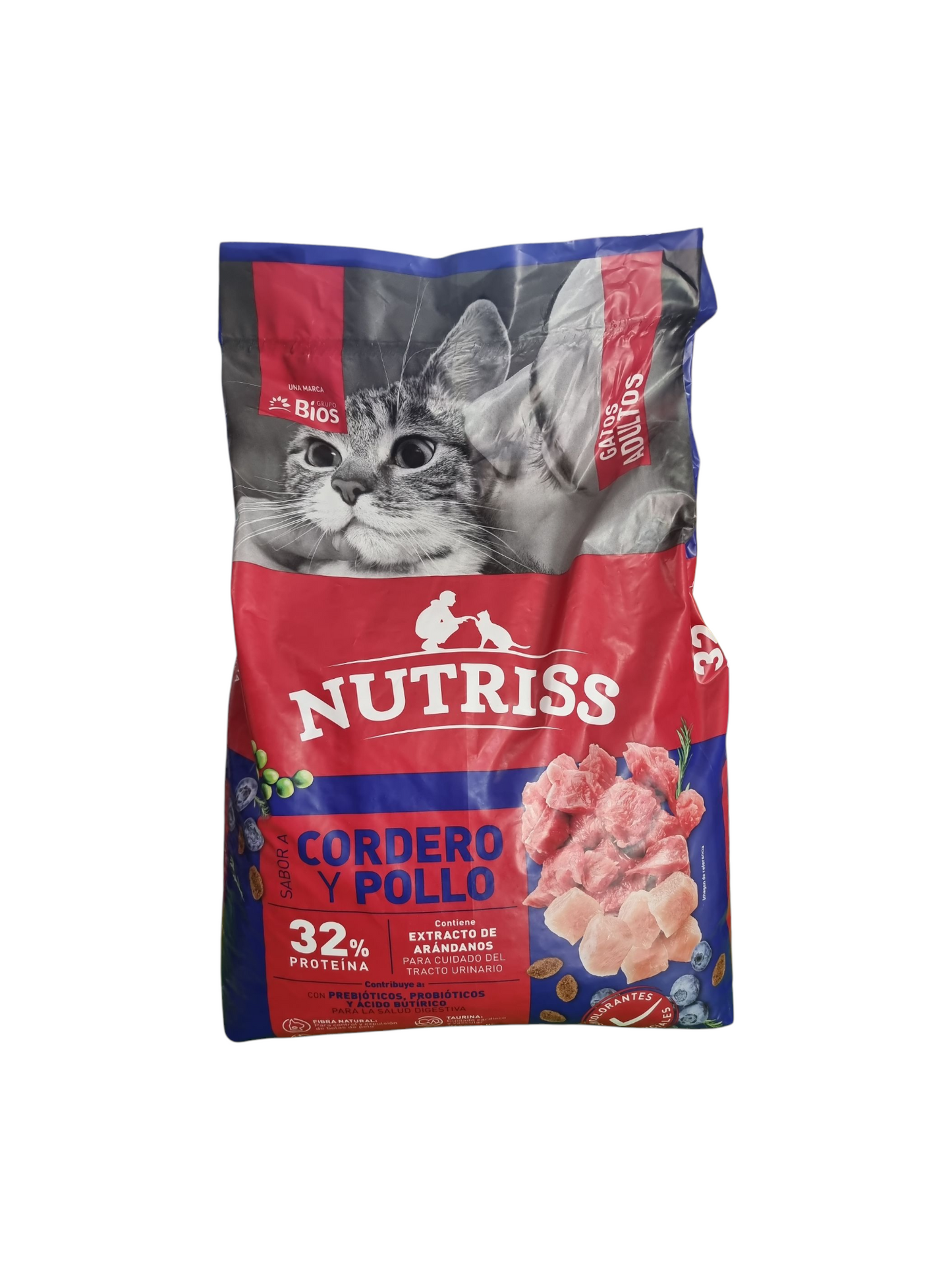 NUTRISS GATO ADULTO CORDERO POLLO 8 KG