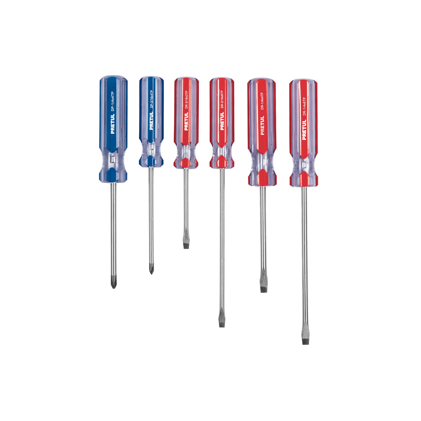 JUEGO DESTORNILLADORES 6 PZ PRETUL 20214