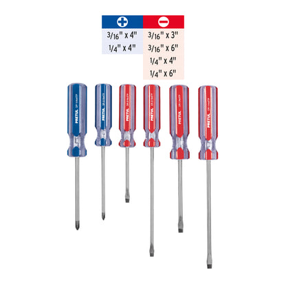 JUEGO DESTORNILLADORES 6 PZ PRETUL 20214