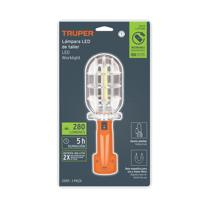 LAMPARA LED 280 Lm RECARGABLE  15143