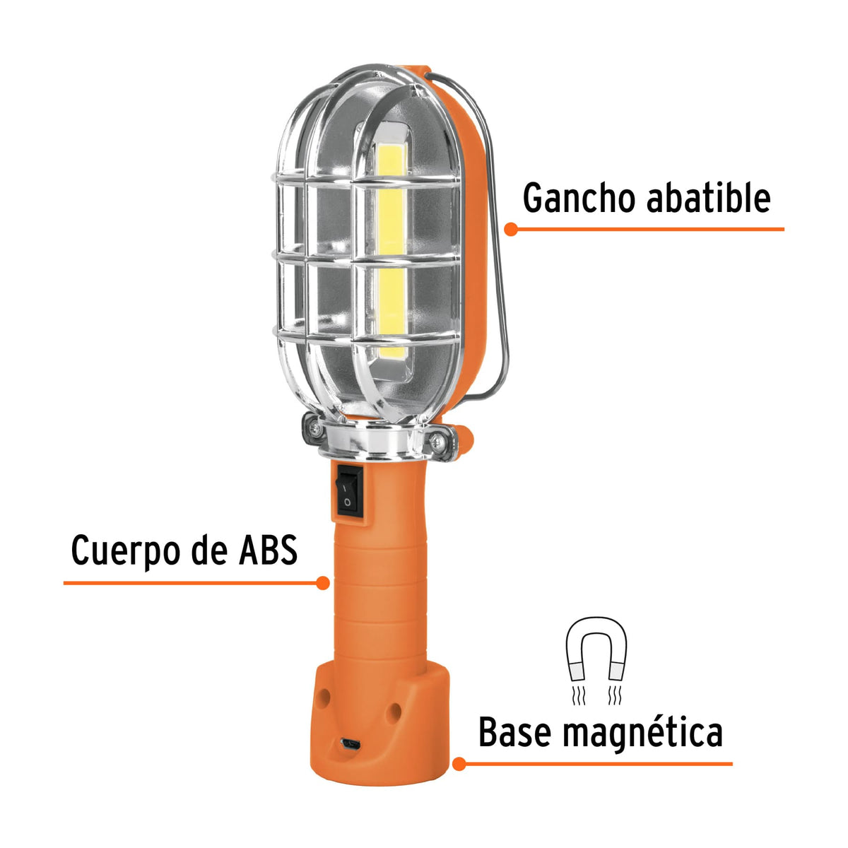 LAMPARA LED 280 Lm RECARGABLE  15143