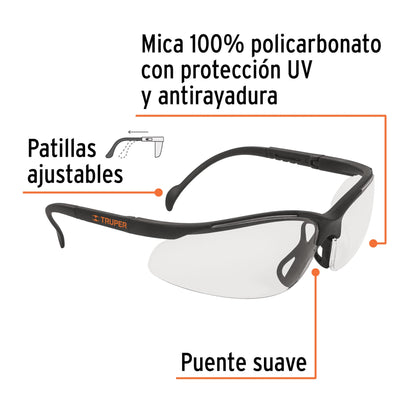 GAFAS DE SEGURIDAD TRUPER VISION 14301