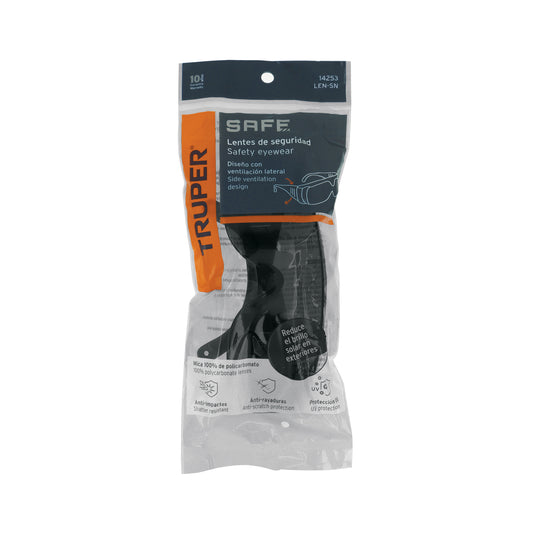 LENTES DE SEGURIDAD TRUPPER 14253