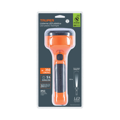 TRUPER 19847 WIEDERAUFLADBARE 200 LM TASCHENLAMPE