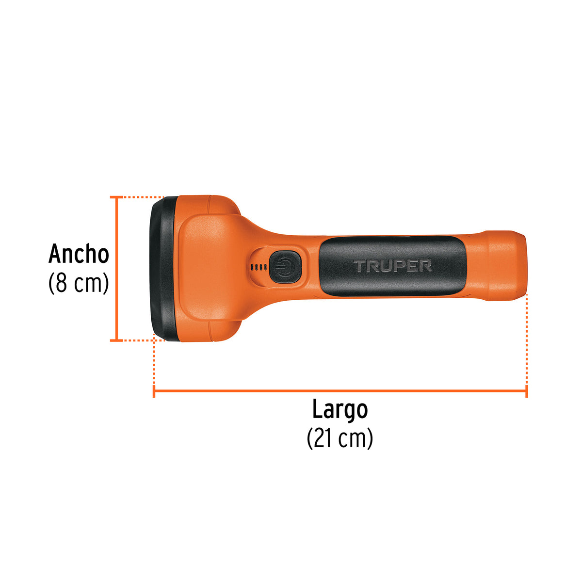 TRUPER 19847 WIEDERAUFLADBARE 200 LM TASCHENLAMPE