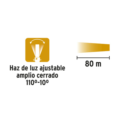 LINTERNA PLASTICA DE PILAS  28019