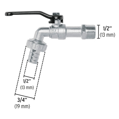 LLAVE TERMINAL PARA JARDIN 1/2 23146