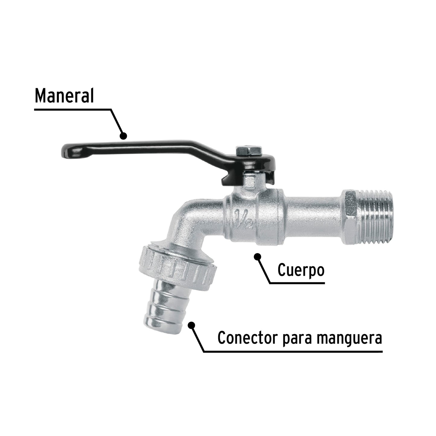 LLAVE TERMINAL PARA JARDIN 1/2 23146