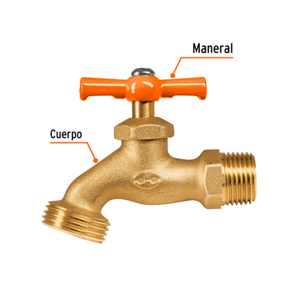 LLAVE TERMINAL PARA JARDIN 1/2 13147