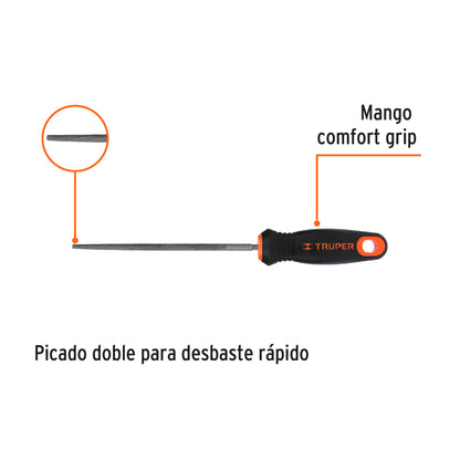 LIMA REDONDA 6" TRUPPER 15315