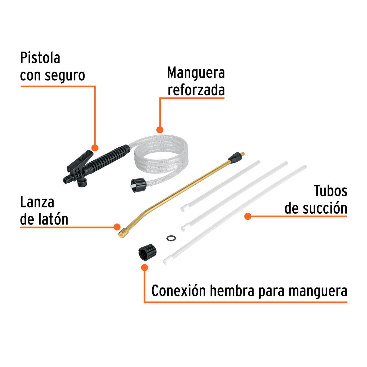MANGUERA Y DOSIFICADOR DE REPUESTO PARA FUM 3-5-7 TRUPPER 11034