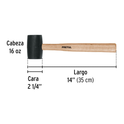 GUMMISCHLAG 16 OZ PRETUL 20566