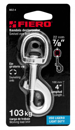 MOSQUETON ZINC 7/8 44032