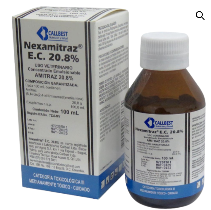 NEXAMITRAZ (AMITRAZ) GARRAPATICIDA