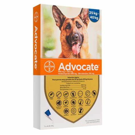 ADVOCATE DOGS 4,0ML (25 BIS 40) 