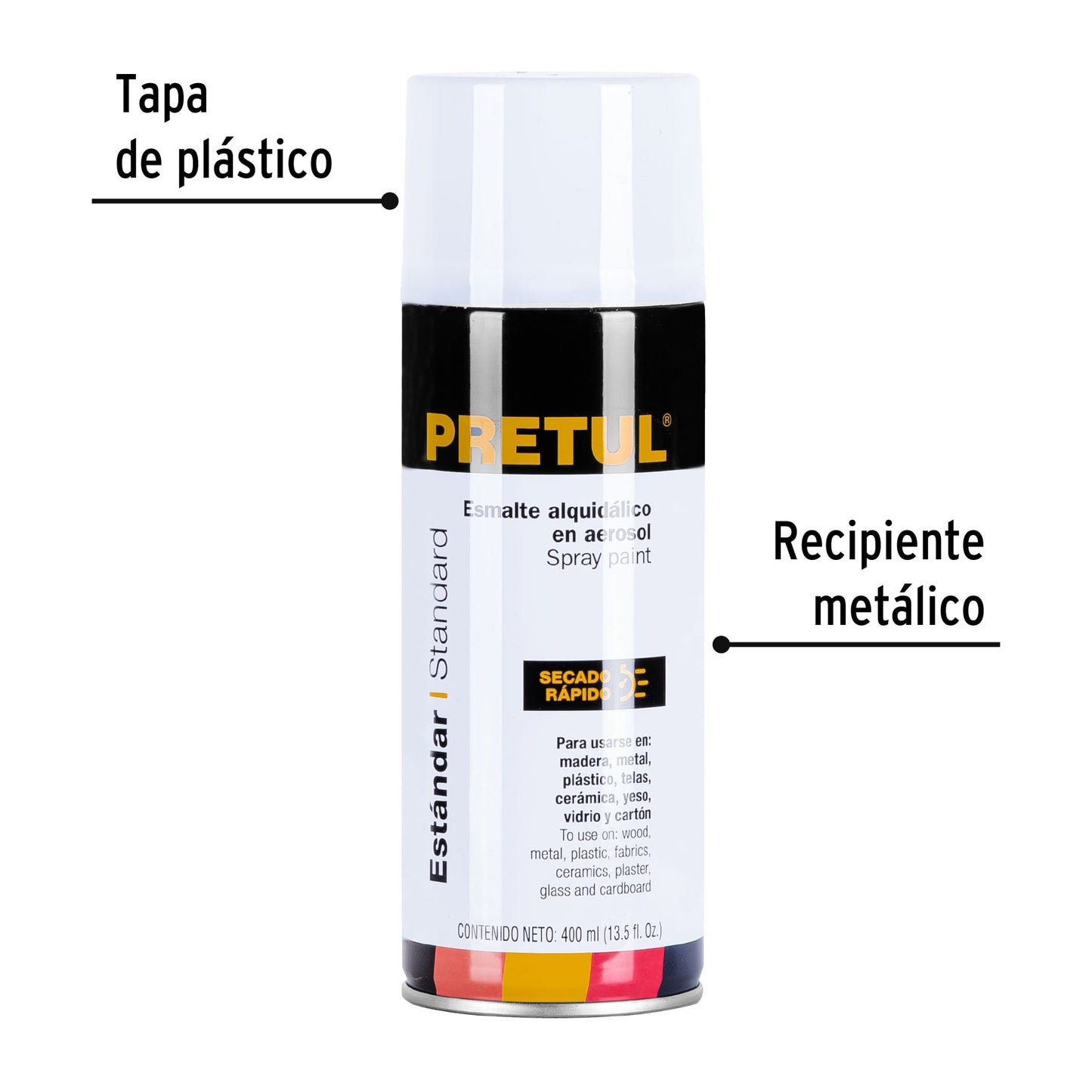 PINTURA EN AEROSOL BLANCO BRILLANTE ULTRACRAFT 40022