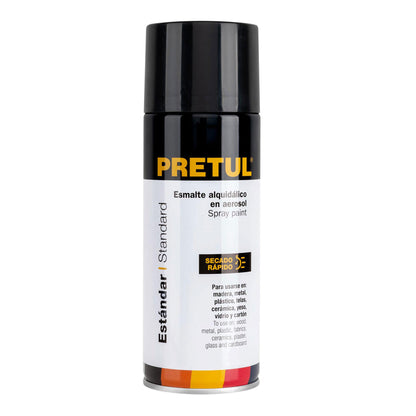 PINTURA EN AEROSOL NEGRO BRILLANTE PRETUL 27170