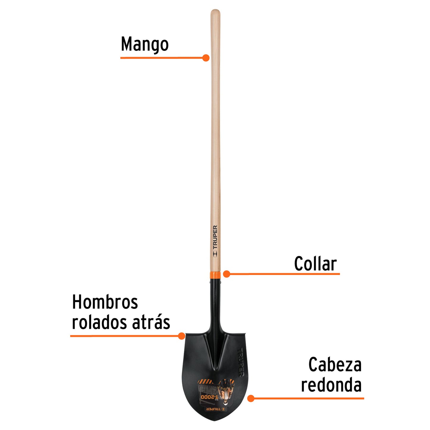 PALA REDONDA T 2000 MANGO LARGO 10604