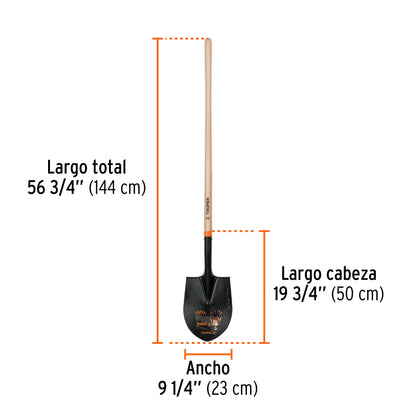 PALA REDONDA T 2000 MANGO LARGO 10604