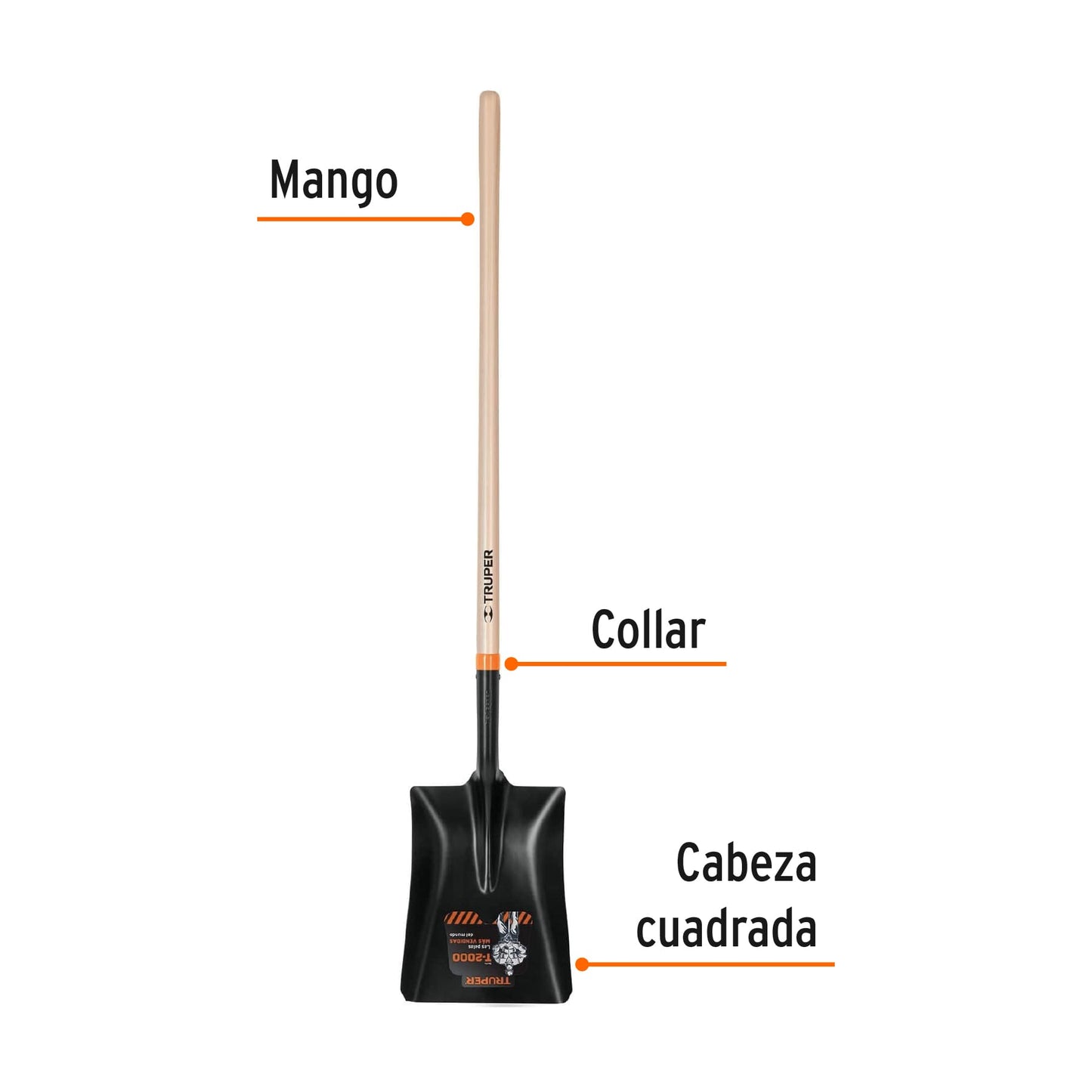 PALA CUADRADA MANGO MADERA 11391